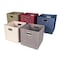 John Louis Home Fabric Bins, Tweed, Grey, 11 in W BIN-C-T02 - alternate 2
